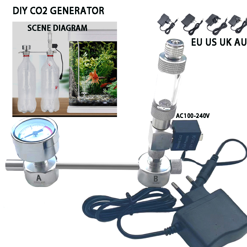 Aquarium Plant No Co2 - Kit de Sistema Gerador de CO2
