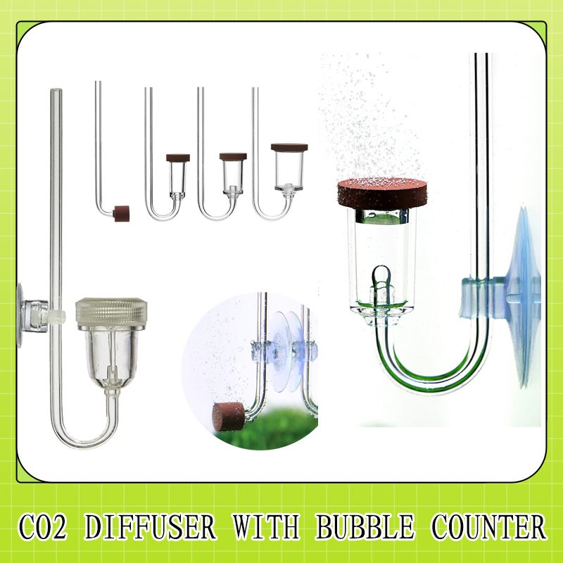 Aquarium Plant No Co2 - MINI CO2 Difusor Com Bolha Contador