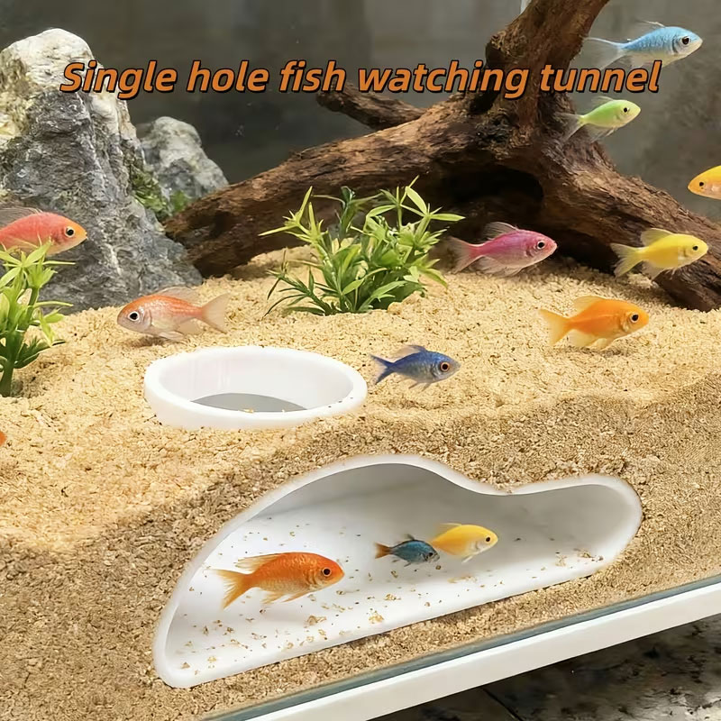 Aquarium Plant Live - Túnel de Esconderijo para Peixes Apcarium