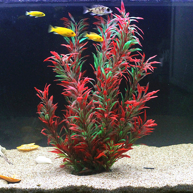 Planted Aquarium With Fish - Plantas Artificiais Raras para Aquário de