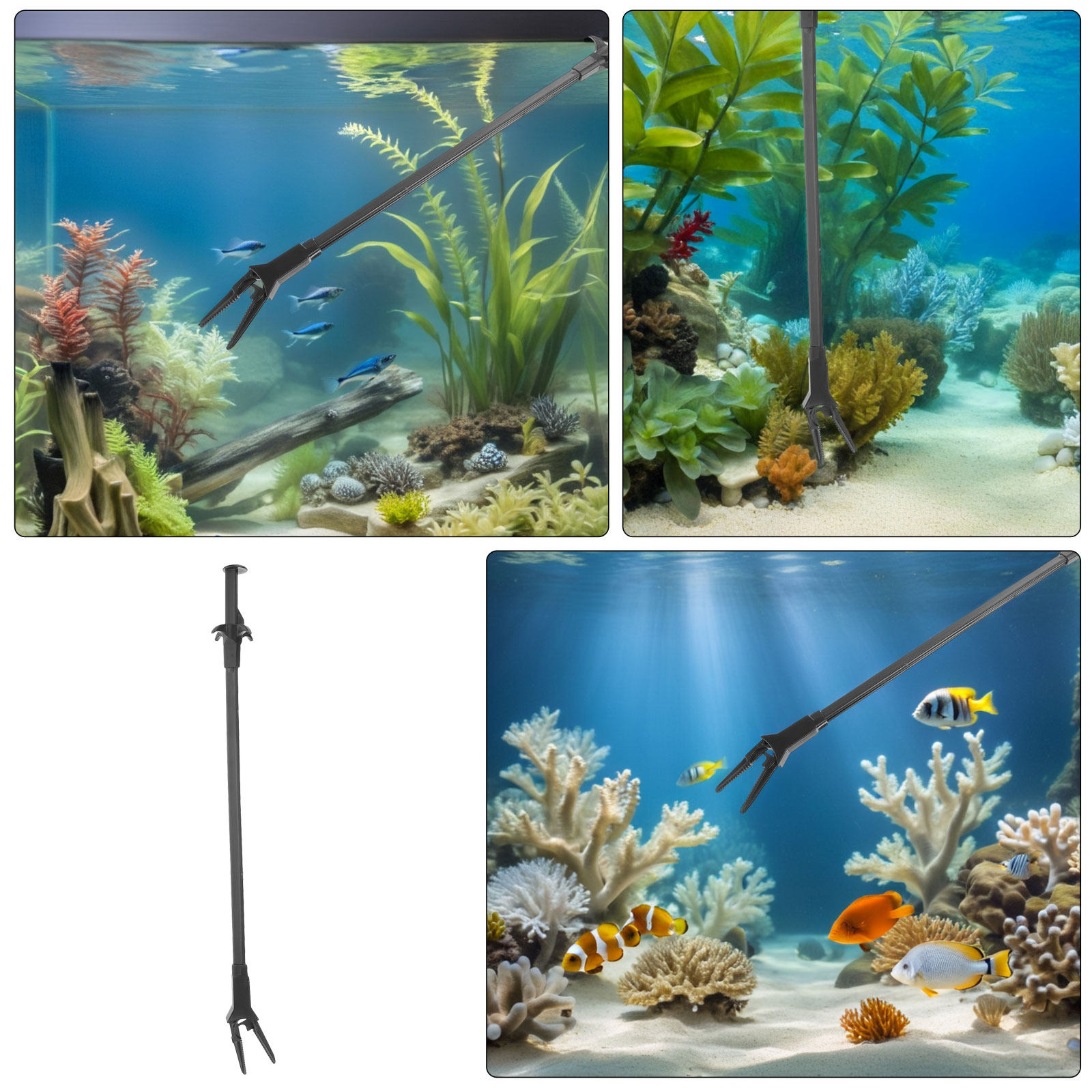 Conjunto de 3 Pinças Longas pa - Planted Aquarium Tips avaliação e preço