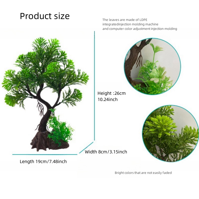 Artificial Aquarium Decor Plan - Aquarium Plant Live avaliação e preço