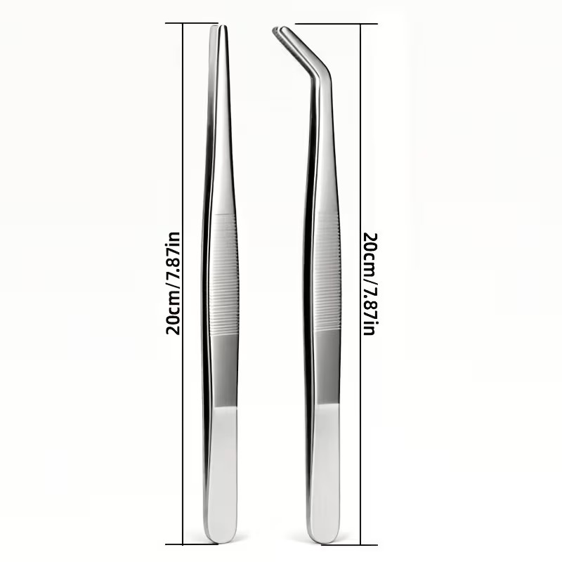 Conjunto de pinças de aço inox - Planted Aquarium Tips avaliação e preço